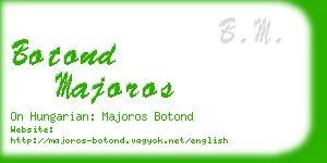 botond majoros business card